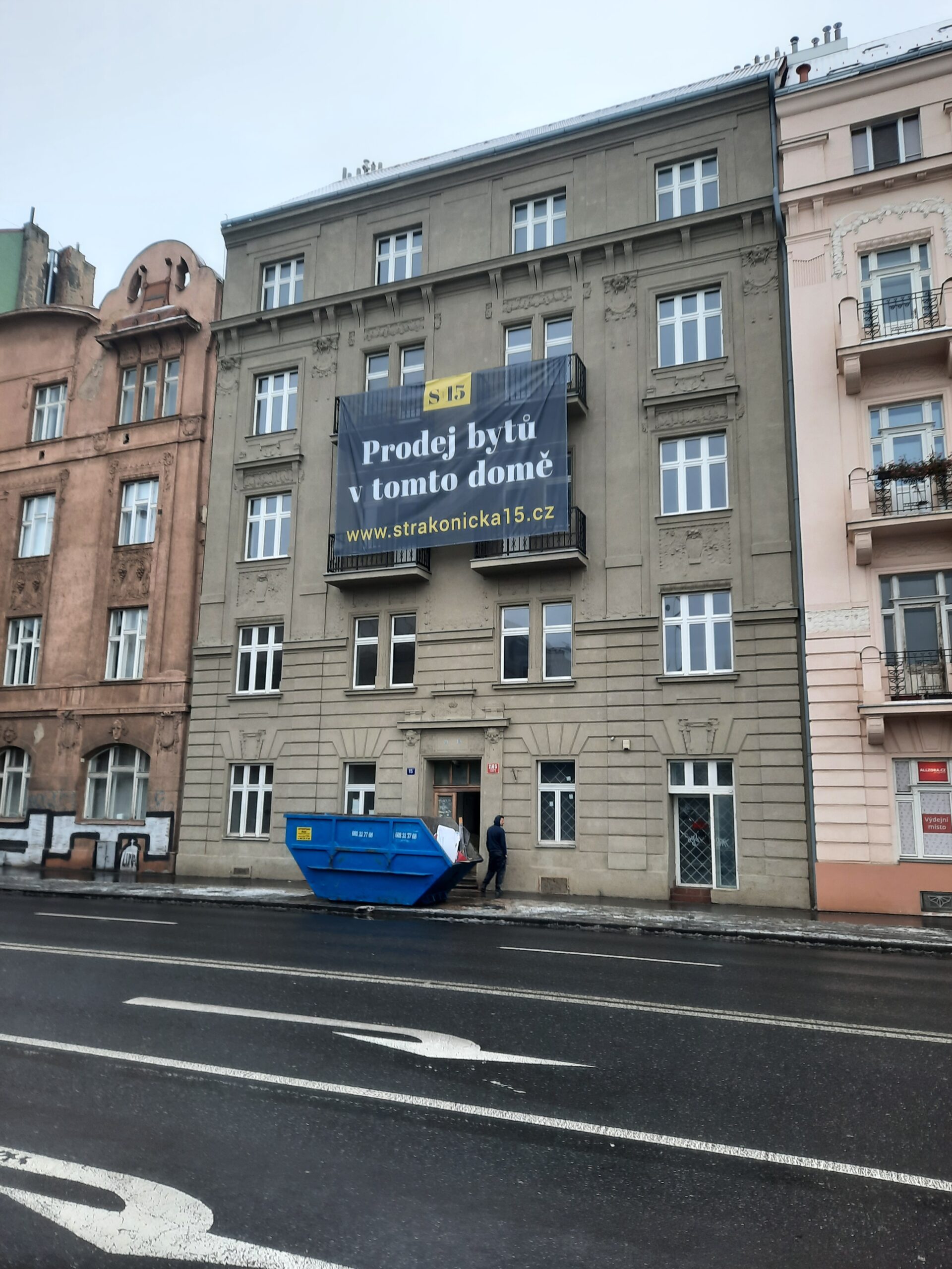 Byty v rekonstruovaném domě na ulici Strakonická v Praze