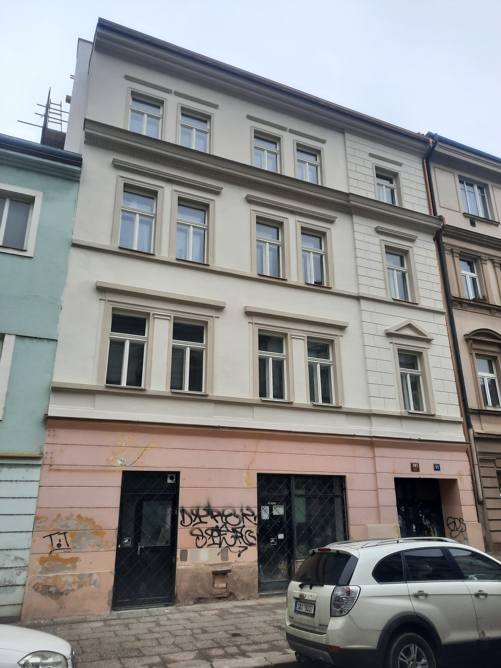 Nově zrekonstruované byty na ulici Oldřichova v pražských Nuslích